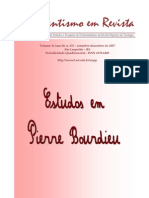 Estudos Em Pierre Bourdieu