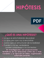 Hipótesis, Uo, Ua