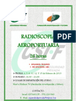 Cartel Curso Radioscopia Aeroportuaria