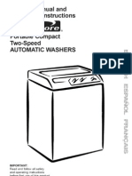 Kenmore Portable Compact Washing Machine Manua