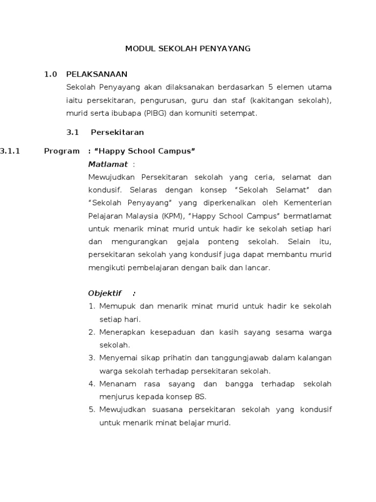 Modul Pelaksanaan Pgm Guru Penyayang