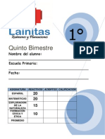 Examen 1° Grado