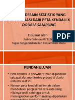 Model Desain Statistik Yang Dimodifikasi Dari Peta Kendali