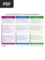 UDL Guidelines Version 2.2 Overview | PDF