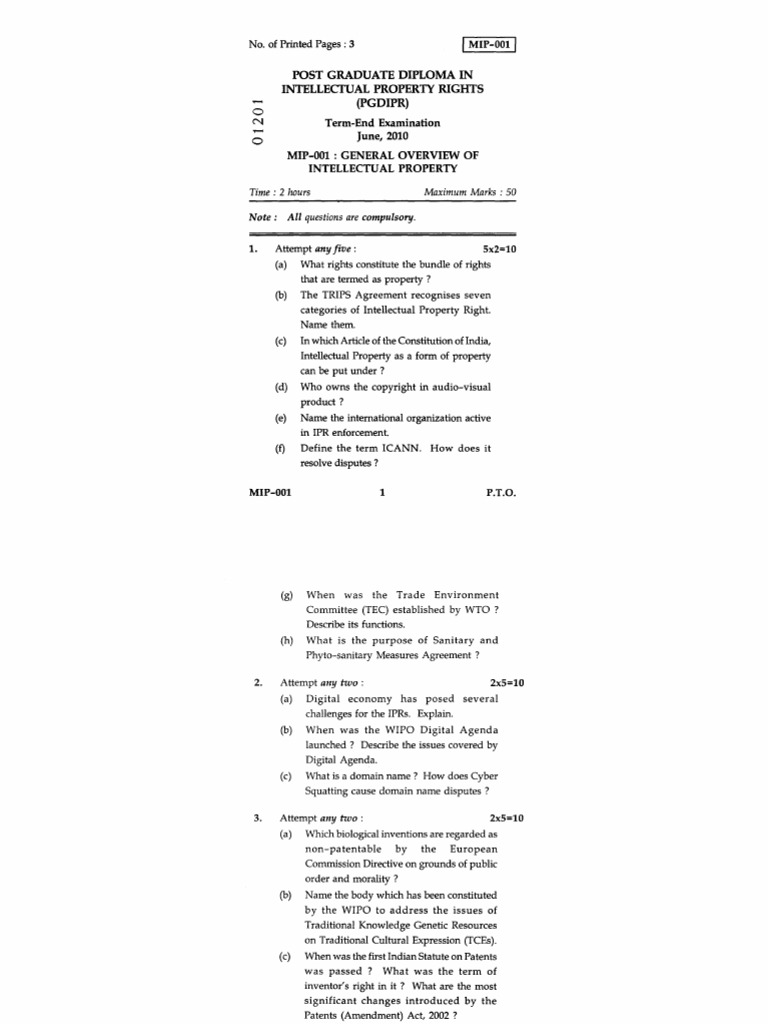 Mip 001B | PDF