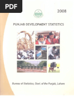 Punjab Development Statistics 2008