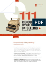 111 Obvious Thoughts on Selling