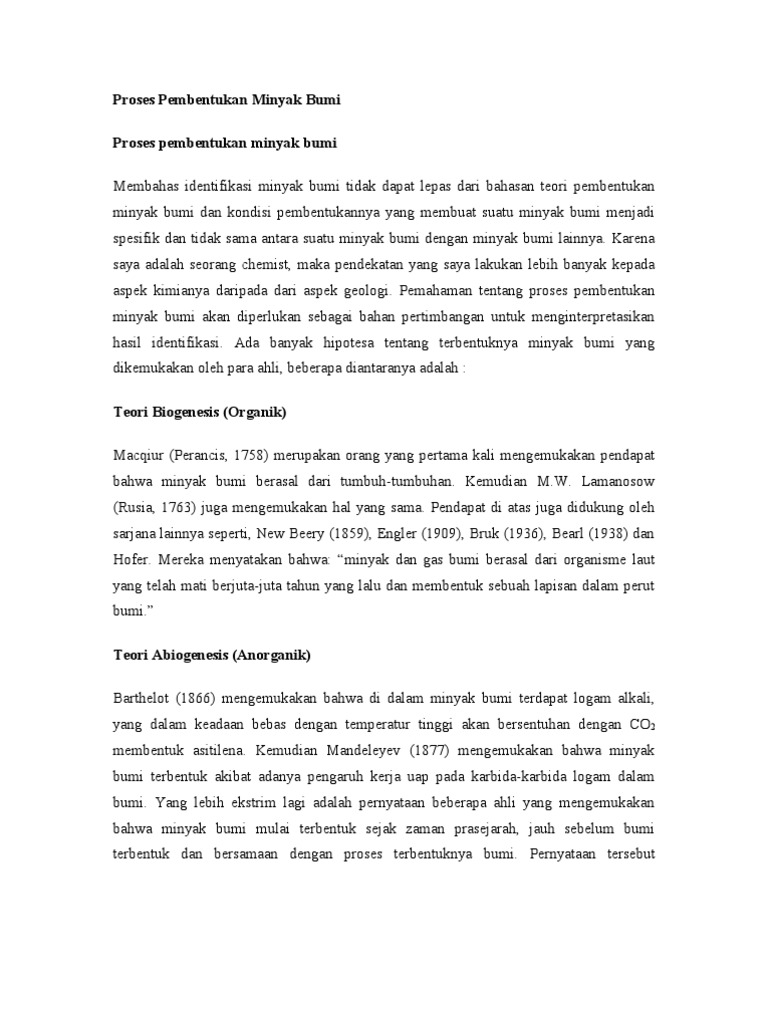 Proses Distilasi Bertingkat Minyak Bumi 