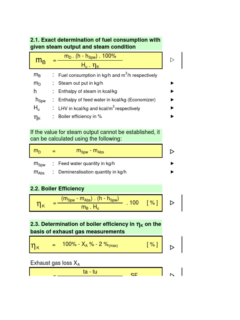 Boiler Efficiency and Coal Consumption Calculations | PDF