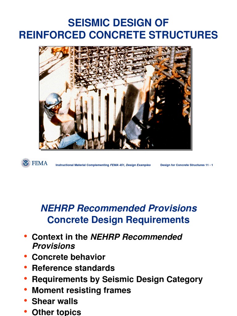 Seismic Design of Reinforced Concrete | PDF