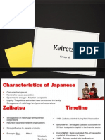 Japanese Keiretsu Business Systems: Characteristics, Structure, and Cultural Influences