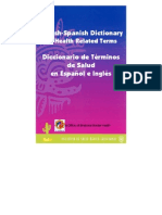 Instituto de Los Mexicanos Spanish English Dictionary of Healt Related Terms