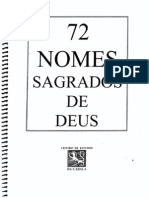 72 Nomes Sagrados de Deus