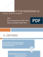 Periodontitis Marginalis