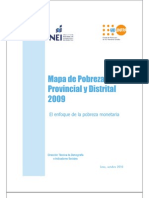 INEI Mapa Pobreza 2009