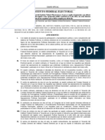 Acuerdos IFE Registro Partidos Políticos