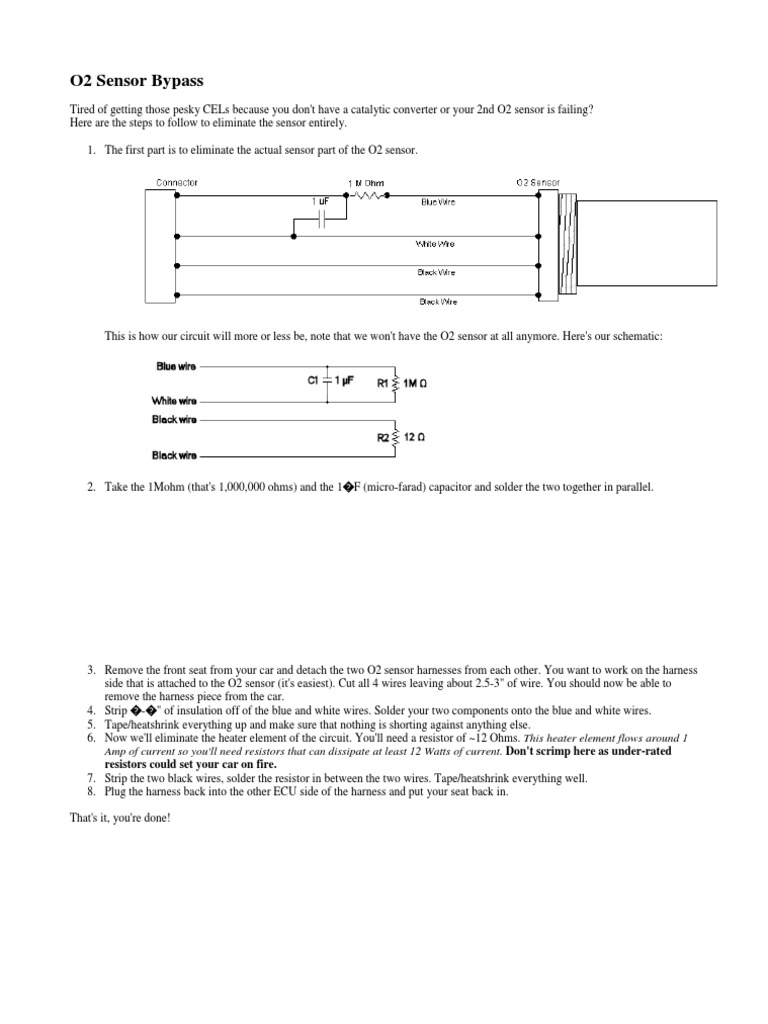 O2 Sensor Bypass PDF