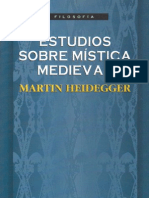 Estudios Sobre Mística Medieval. Heidegger