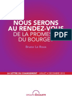 Lettre-livre de Bruno Le Roux