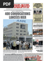 Journal El Moudjahid 15-01-2013