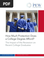 Does a College Degree Afford Protection?