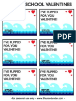 Dolphin School Class Valentines