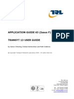 Transyt 13 User Guide