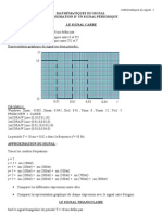 Mathematiques Signal