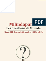 Milindapañha: Les Questions de Milinda (III)