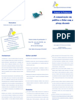 Formação "A Comunicação em Público e Lidar Com o Stress Docente"