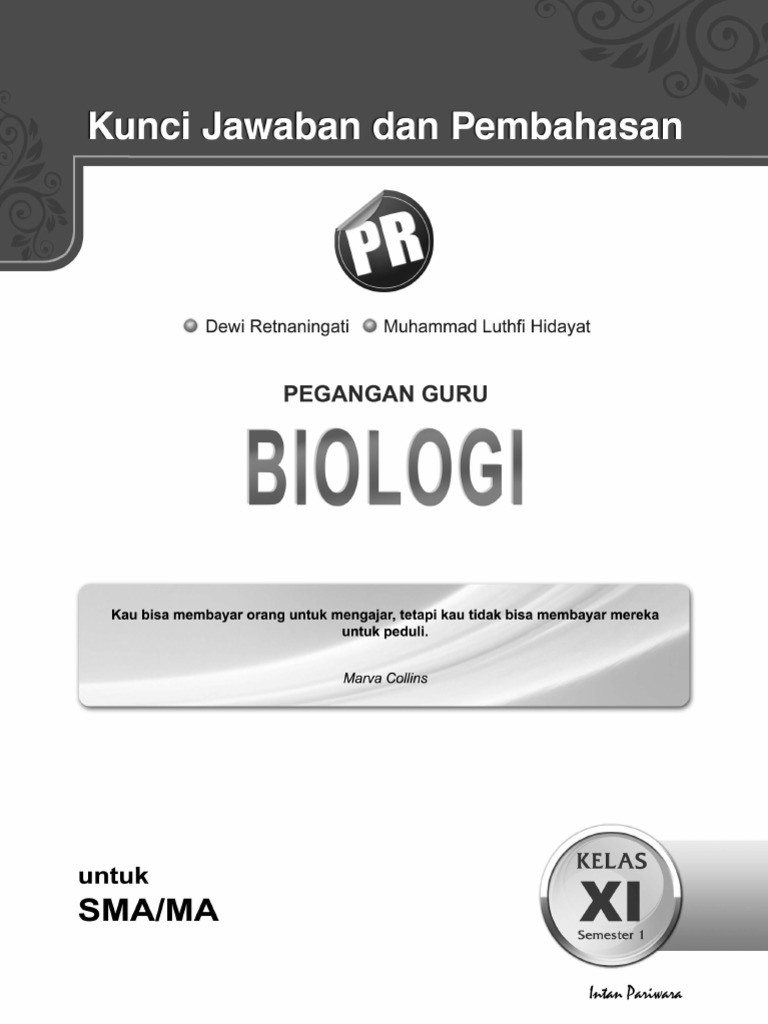 Kunci Jawaban Biologi