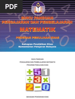Buku Panduan Pengajaran Pembelajaran Matematik Pemulihan Khas 2013 Pdf