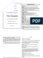 The Tempest - Cut Script