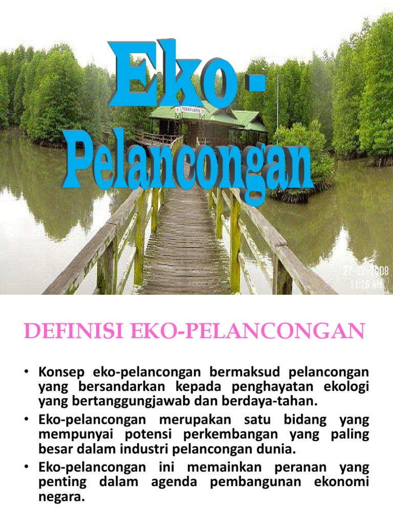 Eko Pelancongan Pdf