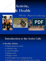 Physical Activity, Fitness & Health