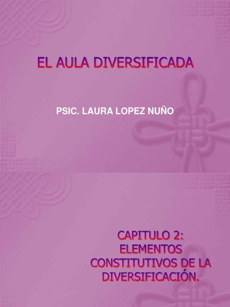 El Aula Diversificada PDF Maestros Aprendizaje
