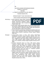 Perka BKN 21 Tahun 2011 Ttg Pedoman Pelaksanaan Evaluasi Jabatan PNS