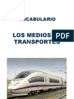 Vocabulario Madios de Transportes