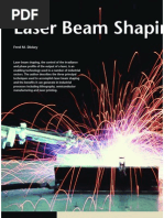 Laser beam shaping