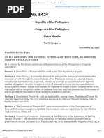 Republic Act No. 8424