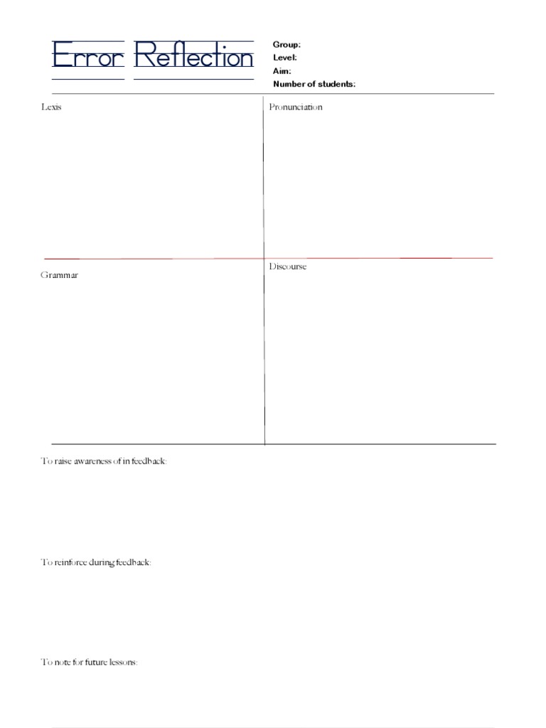 Error Correction Strategies in ESL Teaching | PDF | Language Arts ...