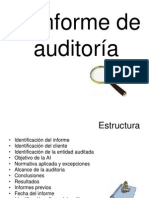 Estructura Del Informe de Auditoria Interna