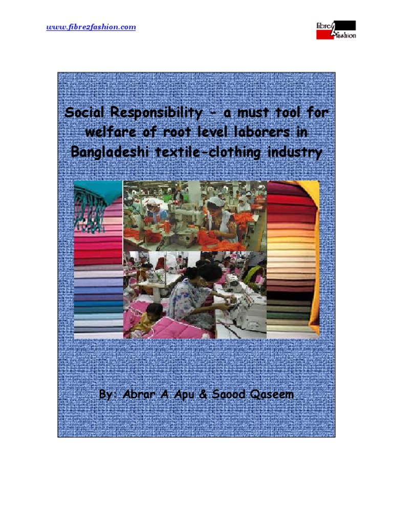 Social Responsibility in Textile and Clothing Industry | PDF | Air ...