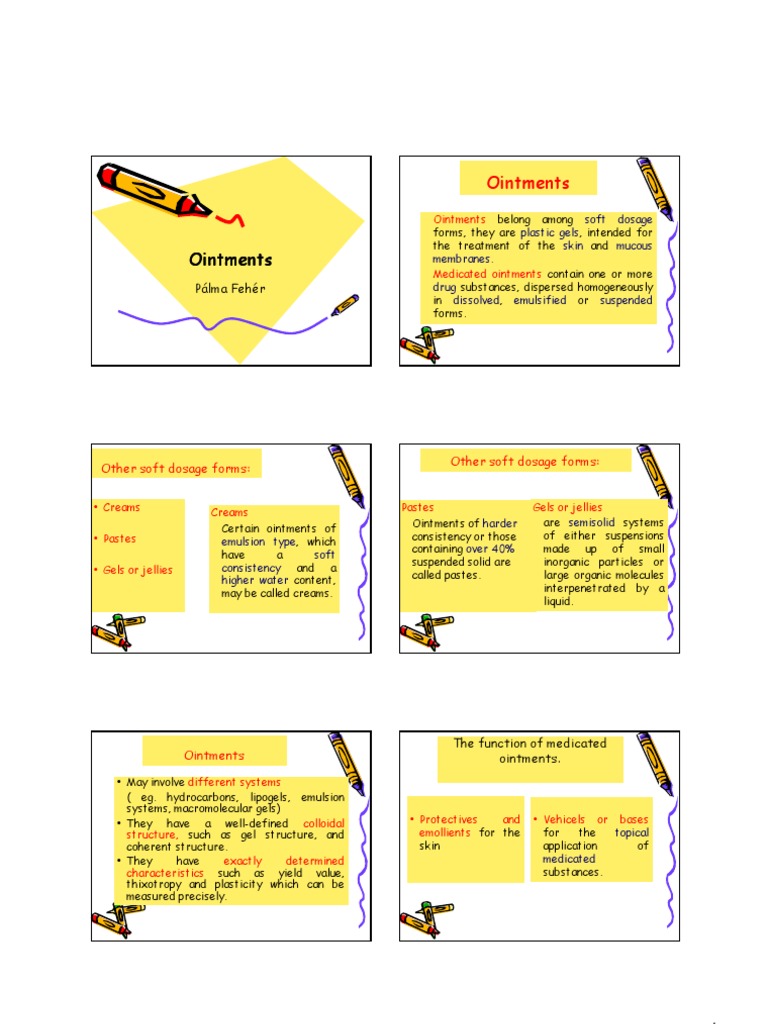 Ointment PDF Topical Medication Emulsion