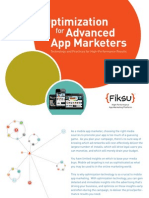 (Fiksu) Ebook: Optemization For Advanced App Marketers