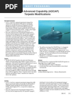 MK 48 Advanced Capability (ADCAP) Torpedo Modifications