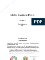 EE207 Electrical Power - Lecture 4