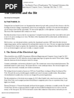 electron  and the bits