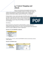 Data Binding, Context Mapping and Interface Methods: Structure of Y - DATABINDING Component