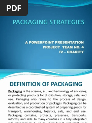 packaging ppt